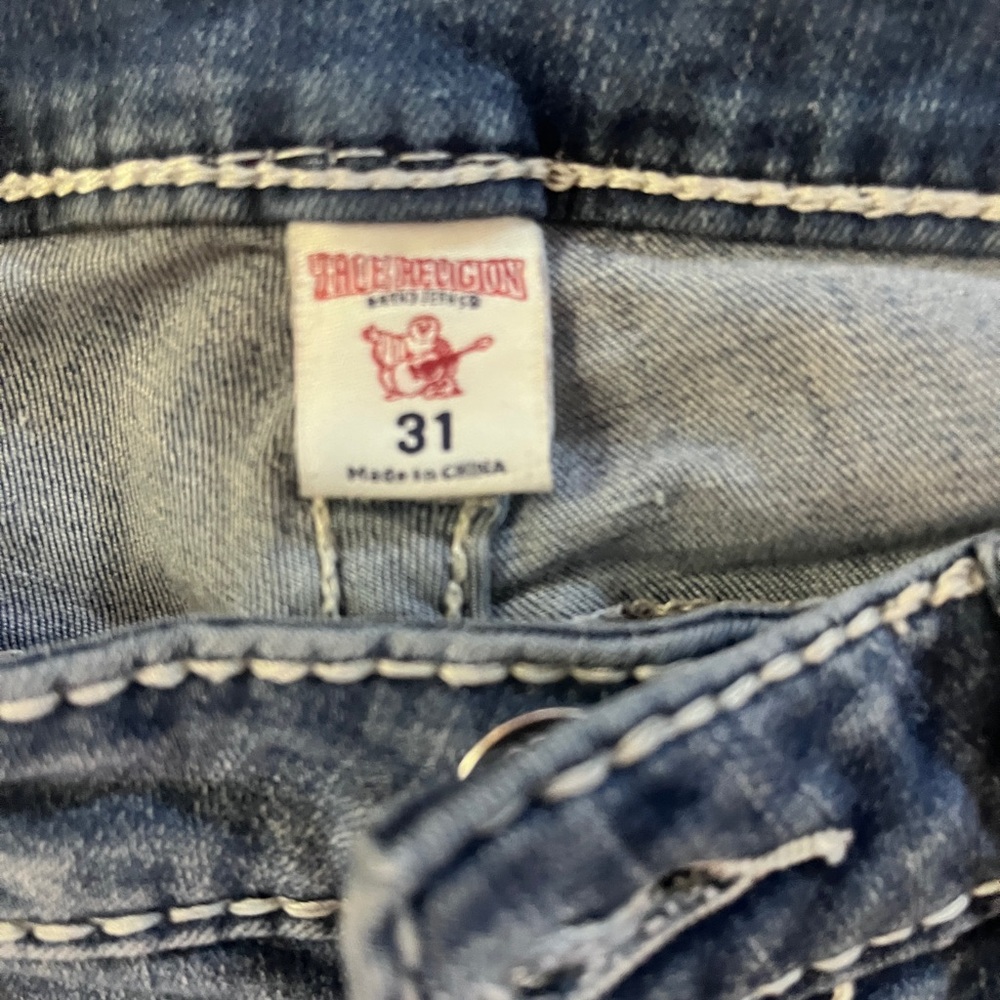True Religion Light Blue Boot Cut Jeans - Picture 5 of 6